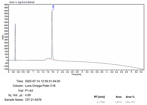 PNA Peptide Conjugate Pseudoisocytosine HPLC